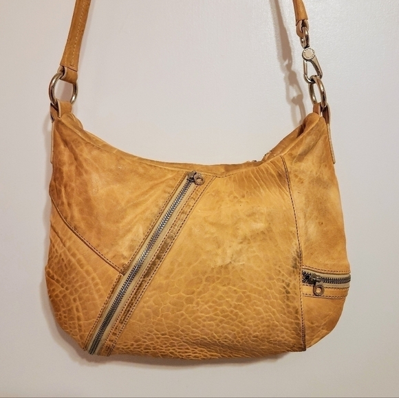 Marc by Marc Jacobs Flash Kelsey Leather Shoulder Bag Yellow - Picture 4 of 13